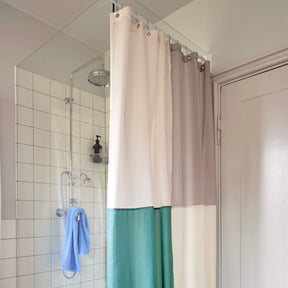 HAY Duschvorhang „Check Shower Curtain Green“ | Mit zeitlosem Muster | HAY