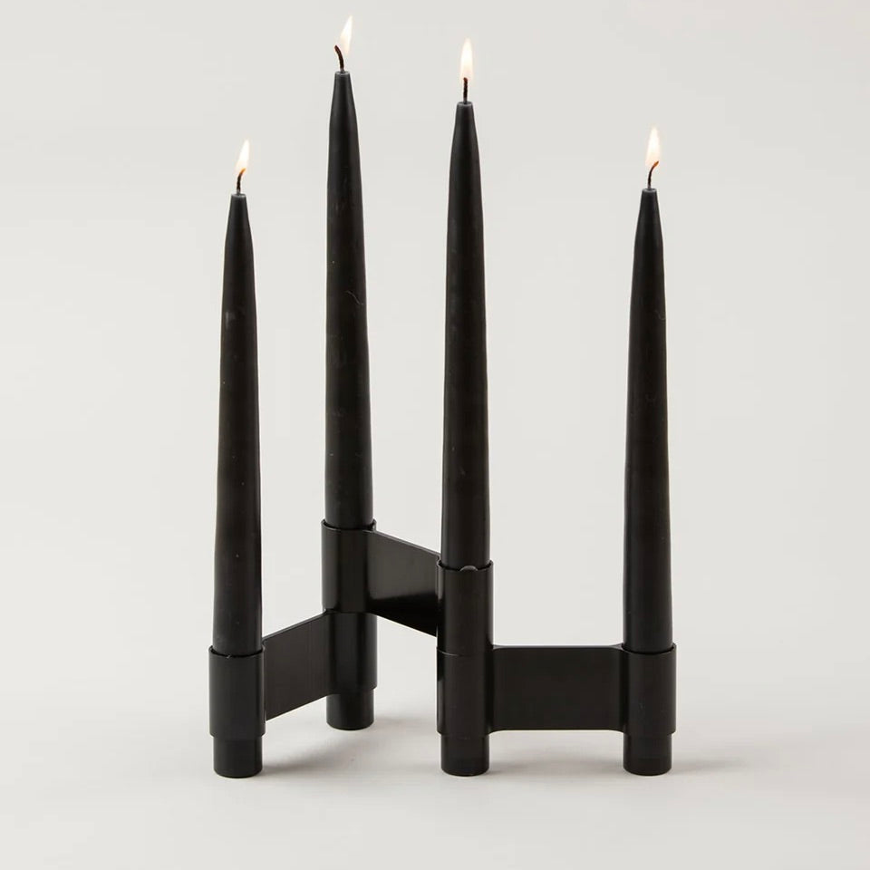 Studio About Kerzenhalter „Link“ (Black) | Studio About | Minimalistischer Kerzenhalter