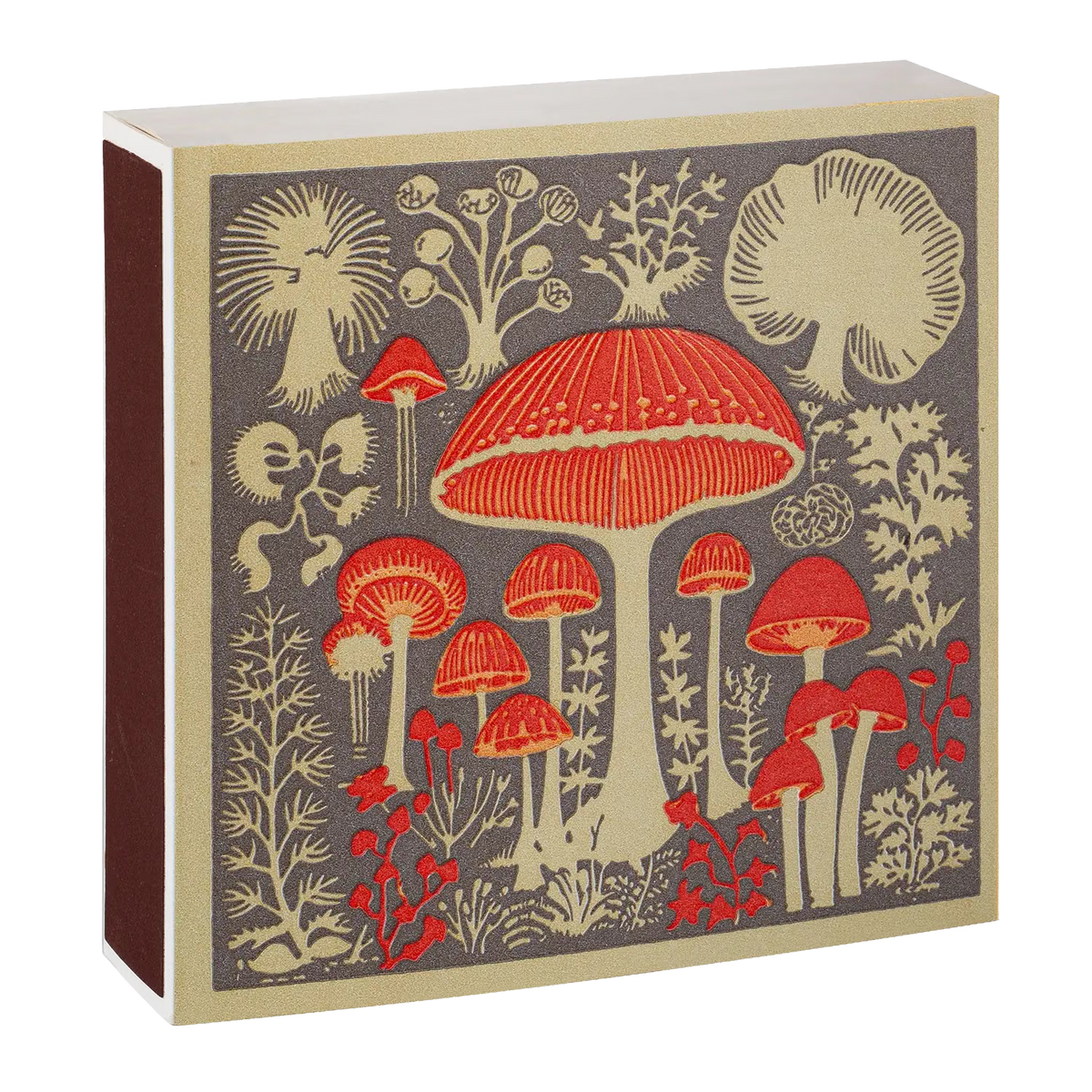 Lange Streichhölzer „Mushroom Matches“ | in Square Matchbox | Archivist