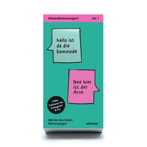 Seltmann Publishers Abreißkalender “Kleinanzeigen Vol. 1” | Kultig & kurios | Seltmann Publishers