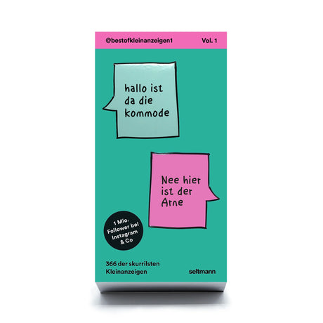 Seltmann Publishers Abreißkalender “Kleinanzeigen Vol. 1” | Kultig & kurios | Seltmann Publishers