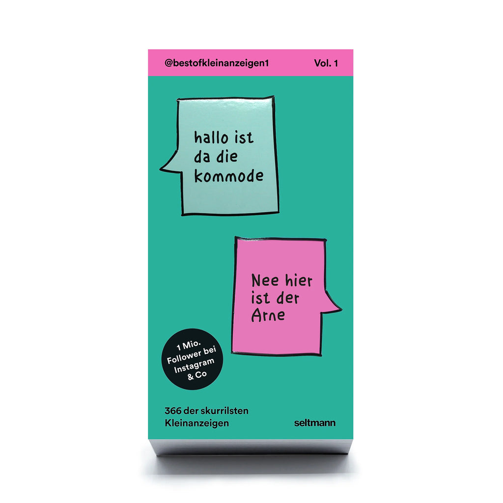 Seltmann Publishers Abreißkalender “Kleinanzeigen Vol. 1” | Kultig & kurios | Seltmann Publishers