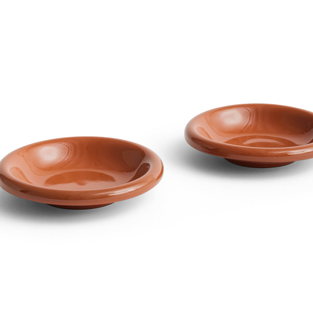 HAY Schale „Barro Bowl Natural“ | 2er-Set im authentischen Look | HAY