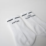 arrel Socken “Pay Me Like a White Man” | Coole Statement Socken | arrel