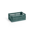 HAY Faltbox „Colour Crate Small Dark Green“ | Klar & modern | HAY
