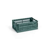 HAY Faltbox „Colour Crate Small Dark Green“ | Klar & modern | HAY