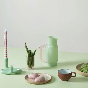 Studio About Kerzenhalter „Wave“ (Milky Jade) | Studio About | Moderner Kerzenhalter