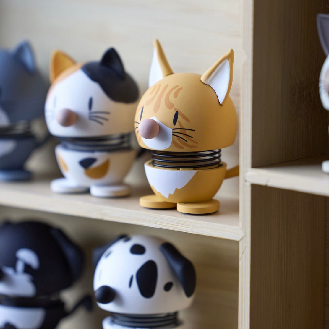 Hoptimist Hoptimist “Cat Tabby Orange” XS | Verspielte Katzenfigur | Hoptimist
