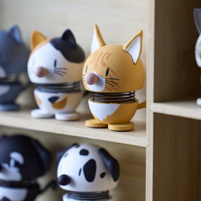 Hoptimist Hoptimist “Cat Tabby Orange” XS | Verspielte Katzenfigur | Hoptimist