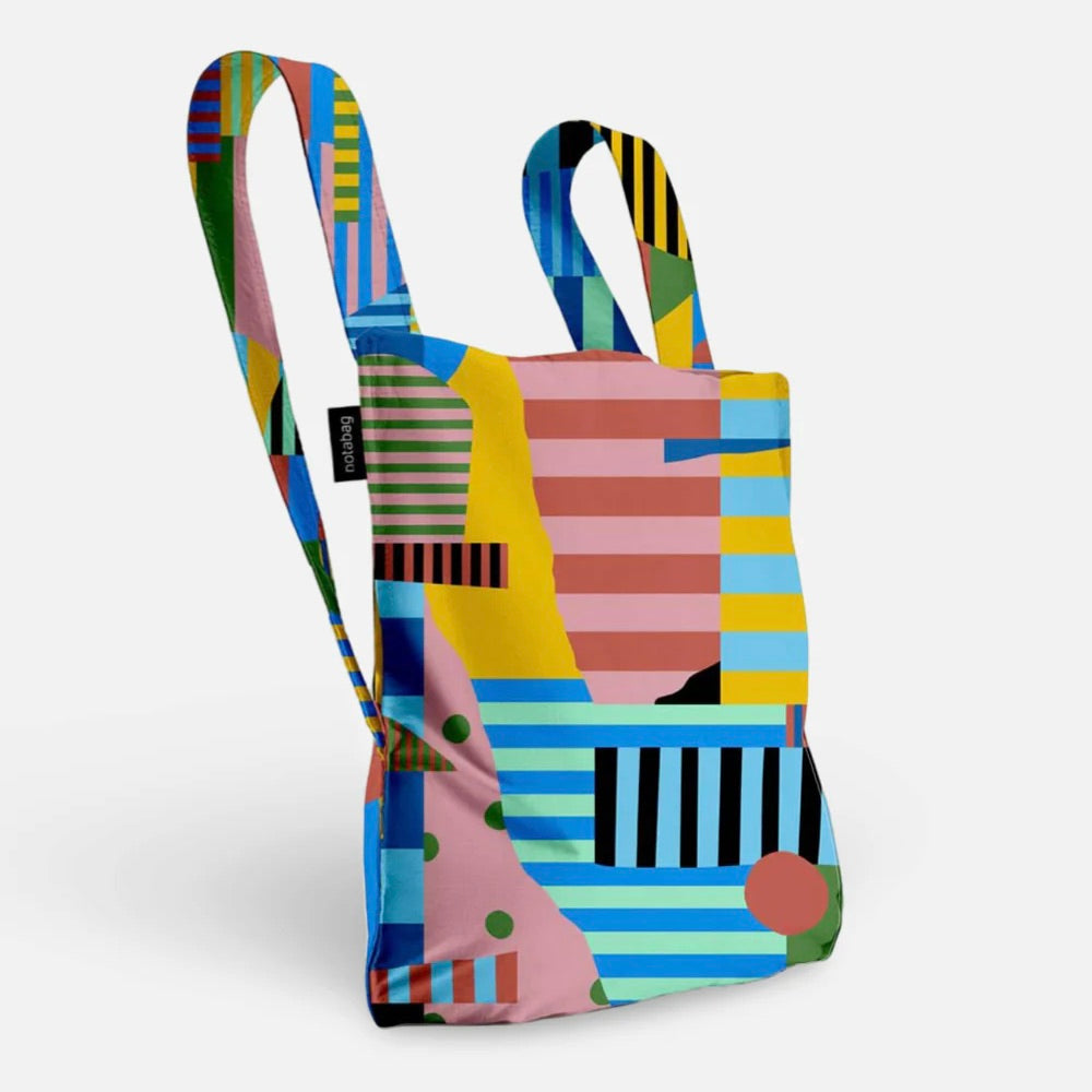 notabag Rucksack „Landscape“ | Grafisches Farbspiel | Notabag