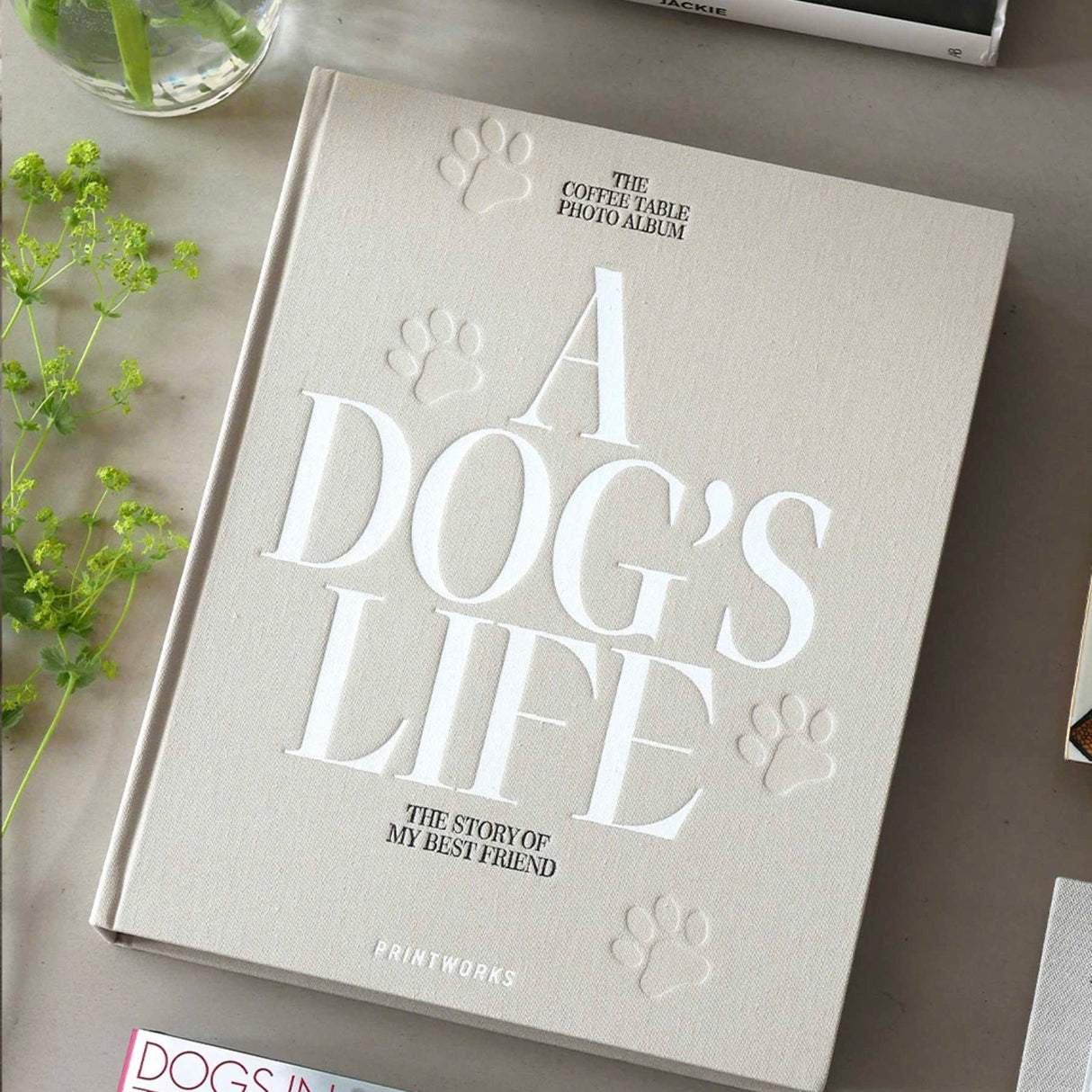 PRINTWORKS Fotoalbum “A Dog’s Life” | Erinnerungen für Hundefans | PRINTWORKS