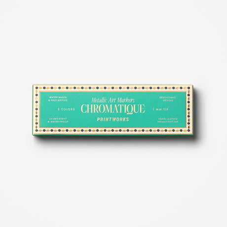 PRINTWORKS Stifte “Metallic Art Markers” 5 Stk. | Kreatives Set | PRINTWORKS
