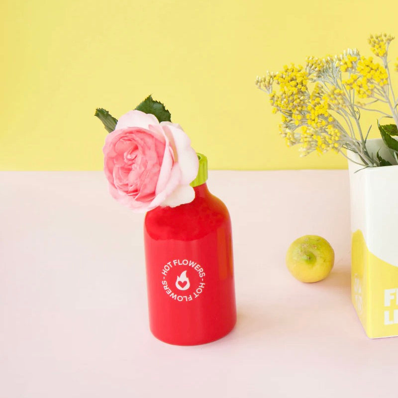 L´expressionist Vase “Hot Flowers” | Ausdrucksstarkes Design | L’expressionist
