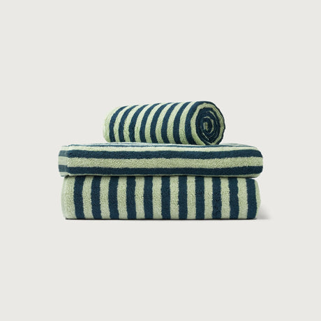 BONGUSTA Handtuch Bongusta „Naram Seafoam & Deep Teal“ | Frisch und weich
