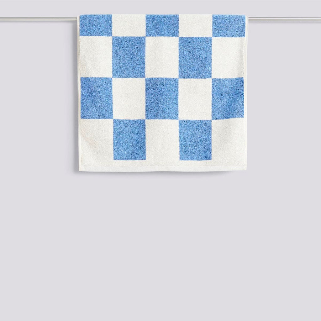 HAY Badematte „Check Sky Blue 50×90 cm“ | Fröhlich & funktional | HAY