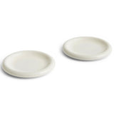 HAY Teller „Barro Plate Off-White 18 cm“ | Kleines 2er-Set | HAY