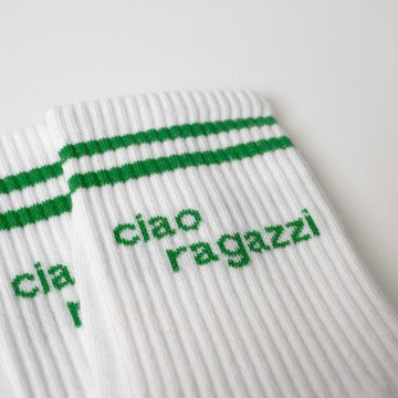 arrel Socken “Ciao Ragazzi” | Italienische Statement Socken | arrel