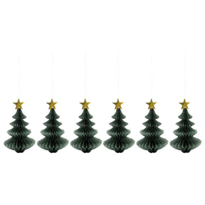 House Doctor Weihnachtshänger “Tree Grün” 6er-Set | House Doctor