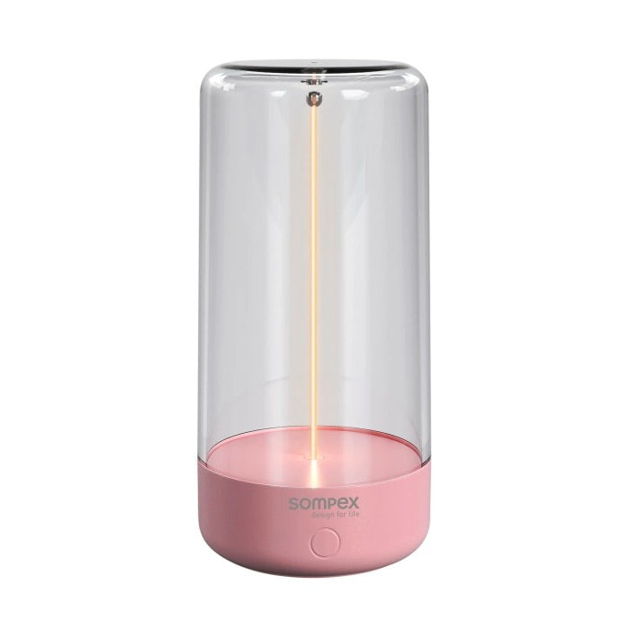 Sompex Tischleuchte “PULSE” | Dimmbar & soft in Rosa | Sompex