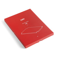 HAY Deckel „Faltbox Medium Red“ | Knalliger Kontrast | HAY