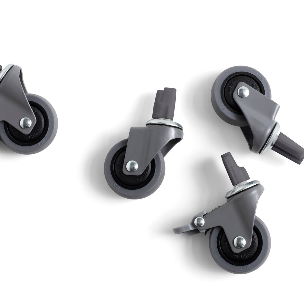 HAY Rollen für Faltbox Medium | Flexibles Zubehör | HAY