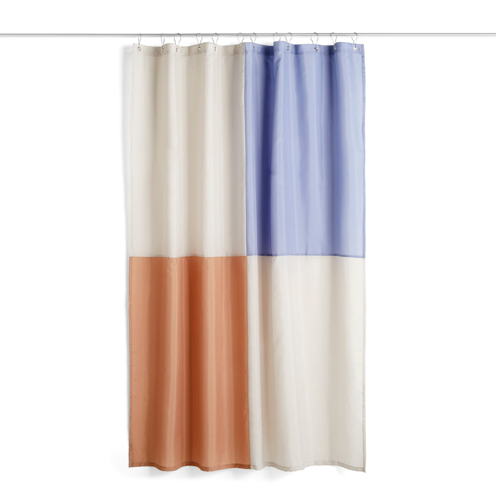 HAY Duschvorhang „Check Shower Curtain Blue“ | Für stilvolle Bäder | HAY