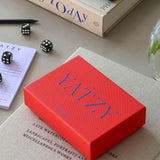 PRINTWORKS Spiel “Classic Yatzy” Red | Design Würfelspiel | PRINTWORKS