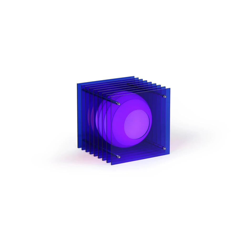 BANG Leuchte BANG “LOP Small Square Blue” | Kleine Lampe in Blau