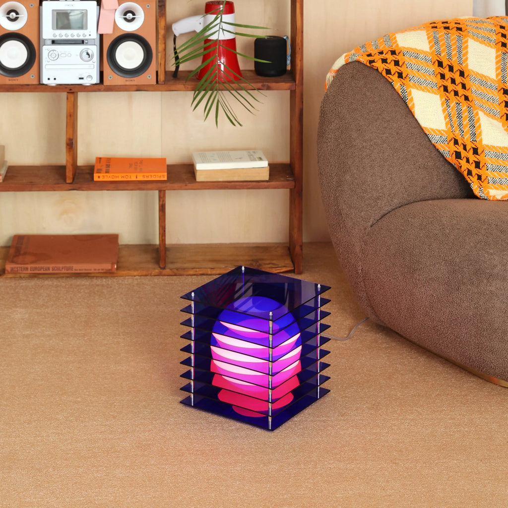 BANG Leuchte BANG “LOP Big Square Blue” | Design-Lampe in Blau