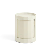 HAY Container „Facet Cabinet Low Eggshell“ | Kompakter Beistelltisch | HAY