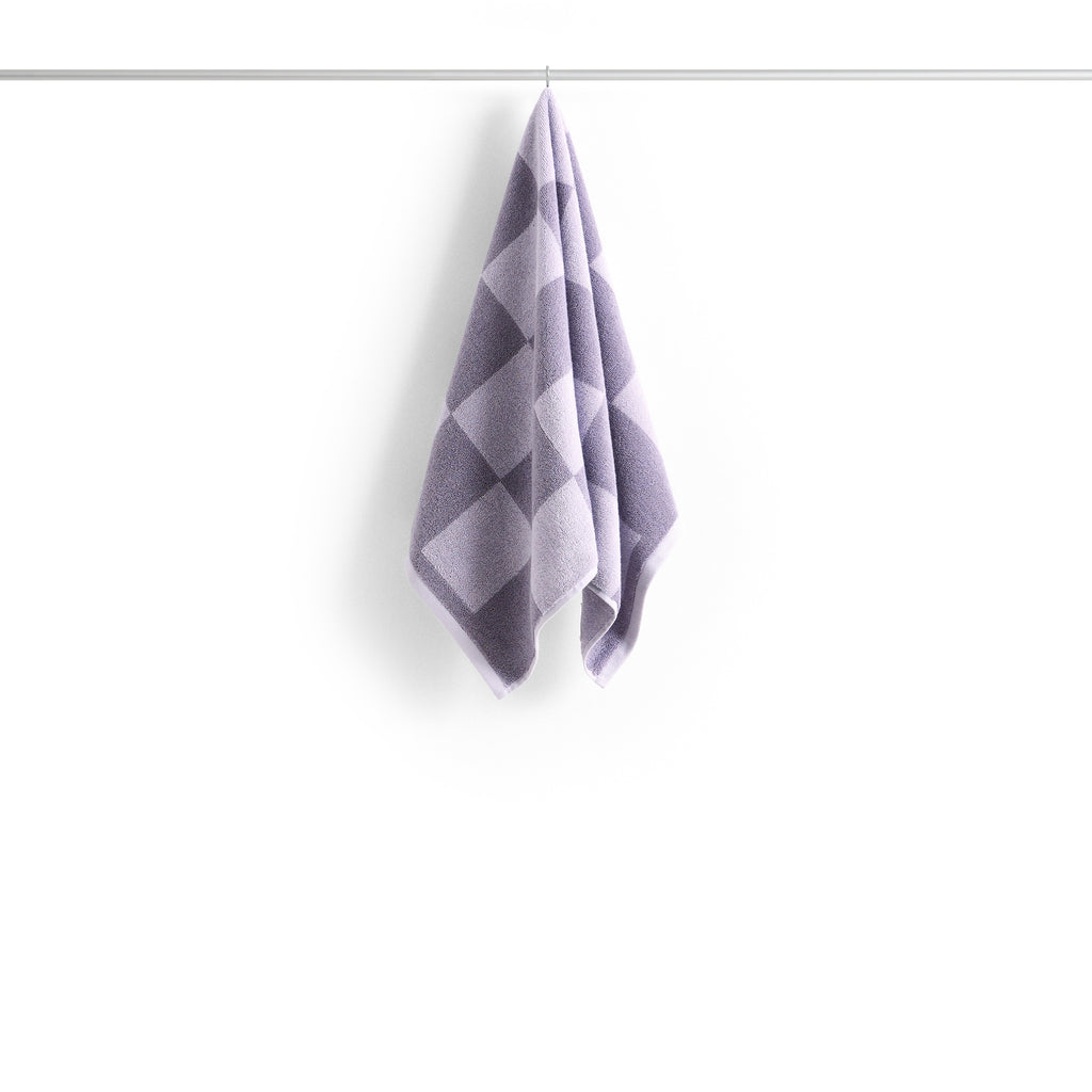 HAY Handtuch „Check Lavender 50×90 cm“ | Für Bad & Gäste | HAY