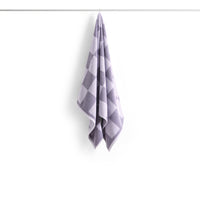 HAY Badetuch „Check Lavender 70×136 cm“ | Groß & gemustert | HAY