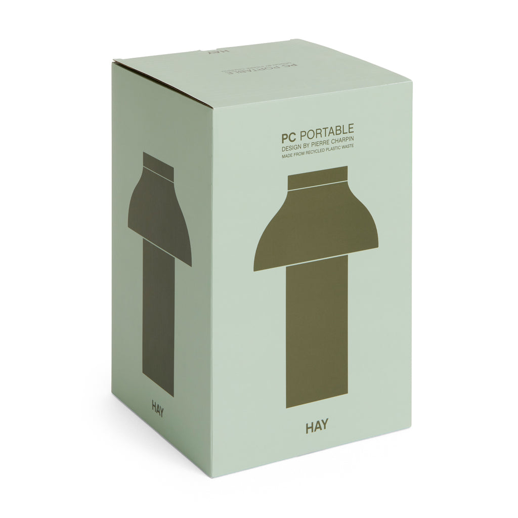 HAY Tischleuchte „PC Portable Lamp Olive“ | Funktional & zurückhaltend | HAY