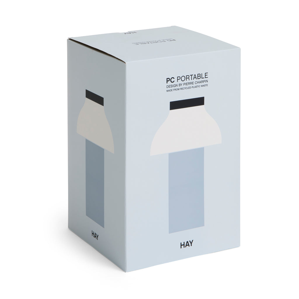 HAY Tischleuchte „PC Portable Lamp Slate Blue“ | Cool & kabellos | HAY