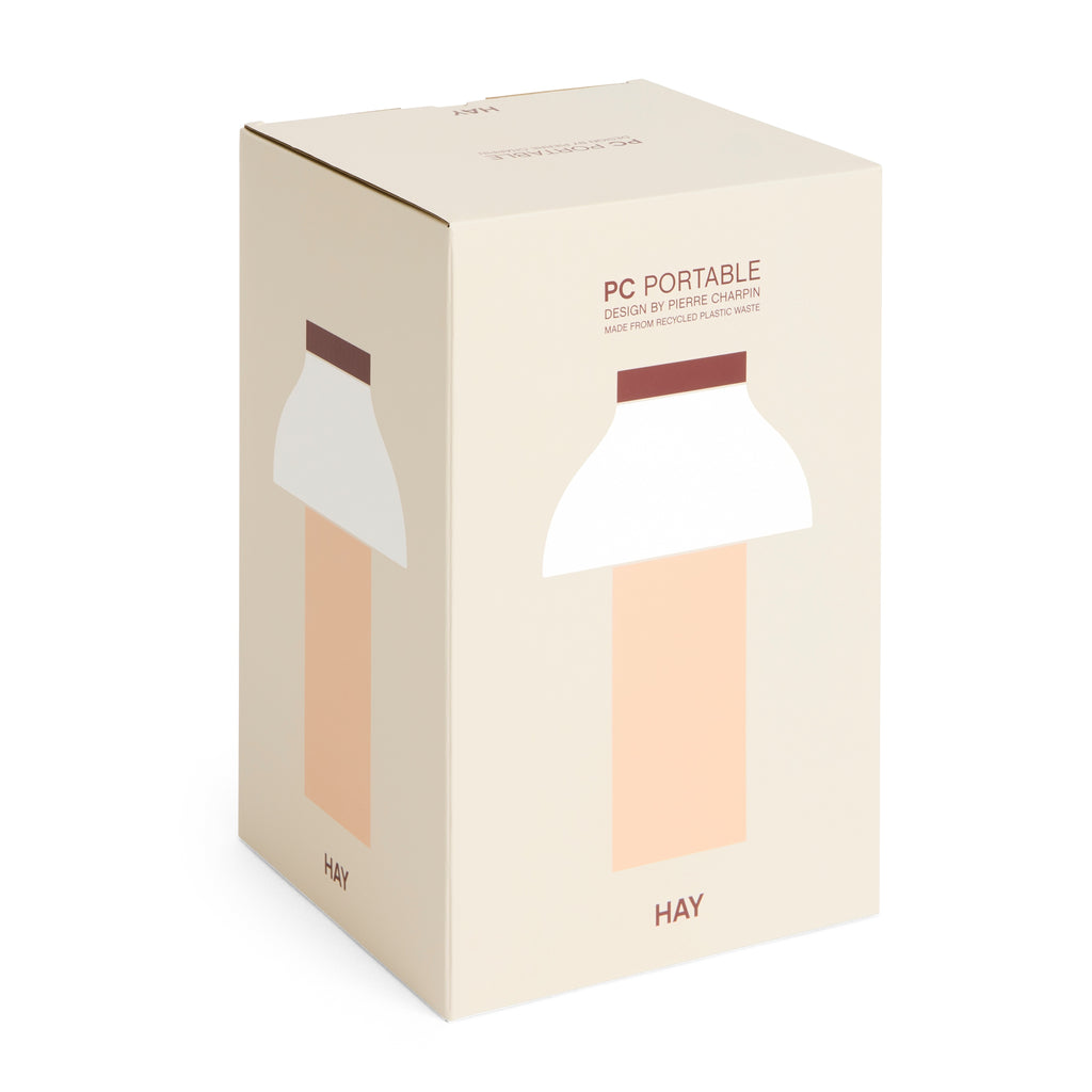 HAY Tischleuchte „PC Portable Lamp Blush Peach“ | Sanfte Lichtquelle | HAY