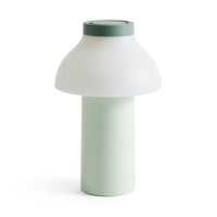 HAY Tischleuchte „PC Portable Lamp Soft Mint“ | Helles Designobjekt | HAY
