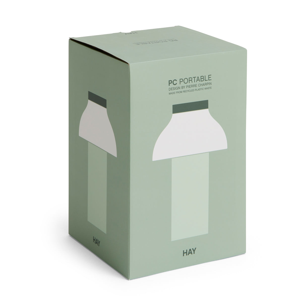 HAY Tischleuchte „PC Portable Lamp Soft Mint“ | Helles Designobjekt | HAY