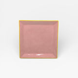 Table Machine Teller-Set “Tile” 4 Stk. Pink & Yellow | 4er-Set Designgeschirr | Table Machine