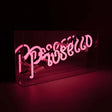 Locomocean Acrylic Box Neon „Prosecco Pink“ | Locomocean | Neon Box für stilvolle Akzente