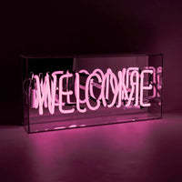 Locomocean Acrylic Box Neon „Welcome Pink“ | Locomocean | Neon Box für einladende Akzente