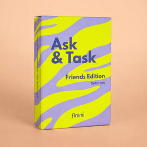 finimi Kartenset “Ask and Task Friends Edition” | Interaktives Fragespiel | finimi