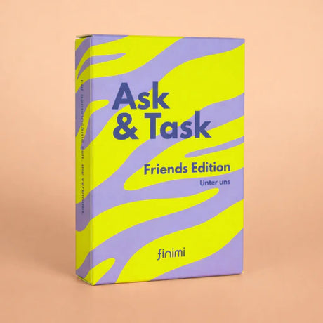 finimi Kartenset “Ask and Task Friends Edition” | Interaktives Fragespiel | finimi