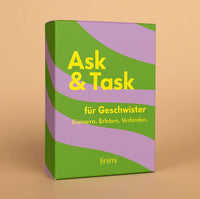 finimi Kartenset „Ask und Task | Geschwister | Fragen & Aufgaben | finimi