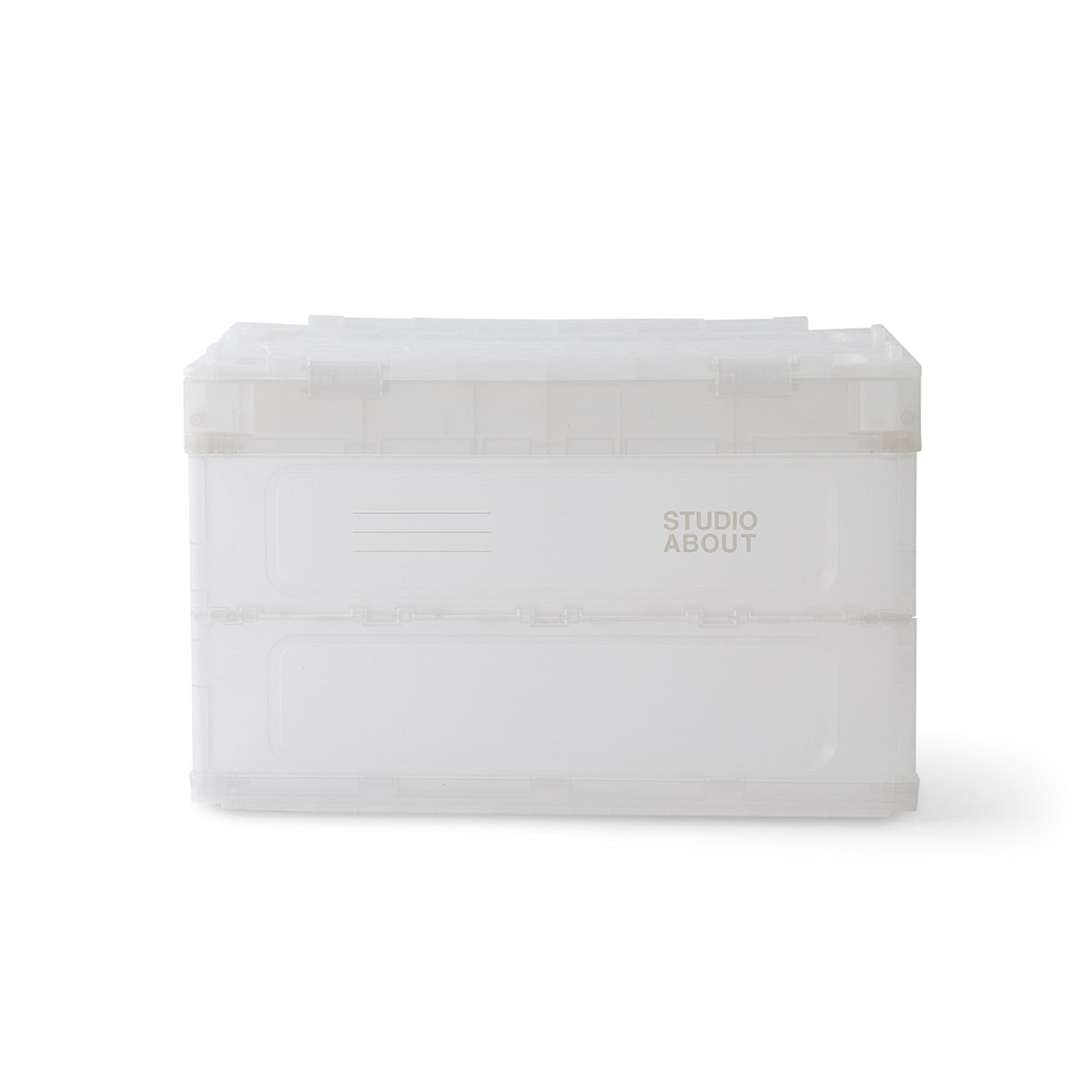 Studio About Aufbewahrungsbox “Medium” Transparent | Stapelbare Box | Studio About