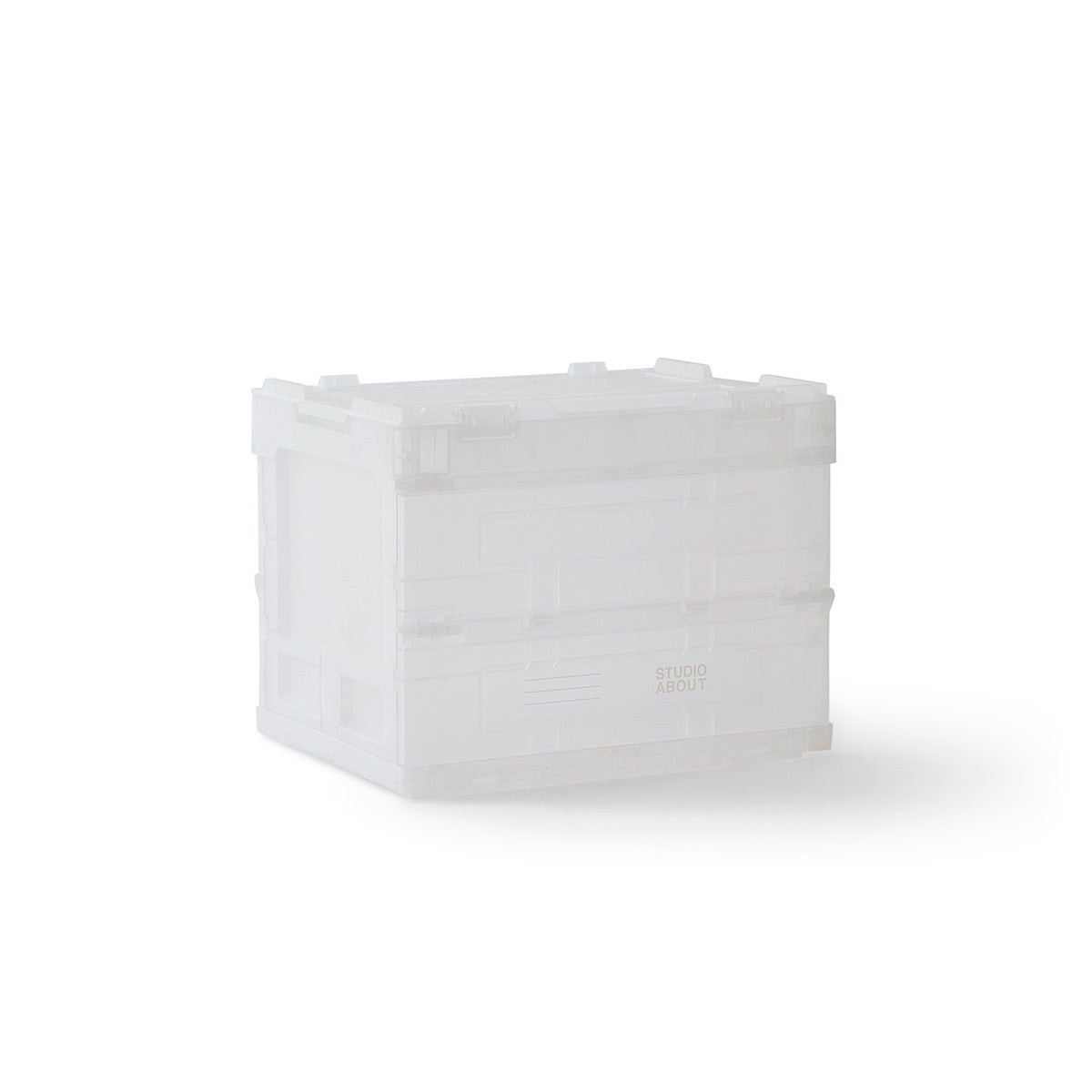 Studio About Aufbewahrungsbox “Small” Transparent | Stapelbare Box | Studio About