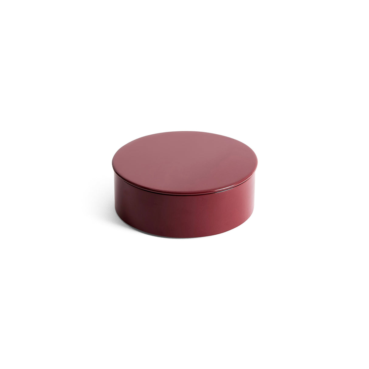 HAY Aufbewahrungsdose „Modular Round Wide Container“ | Bordeaux | HAY