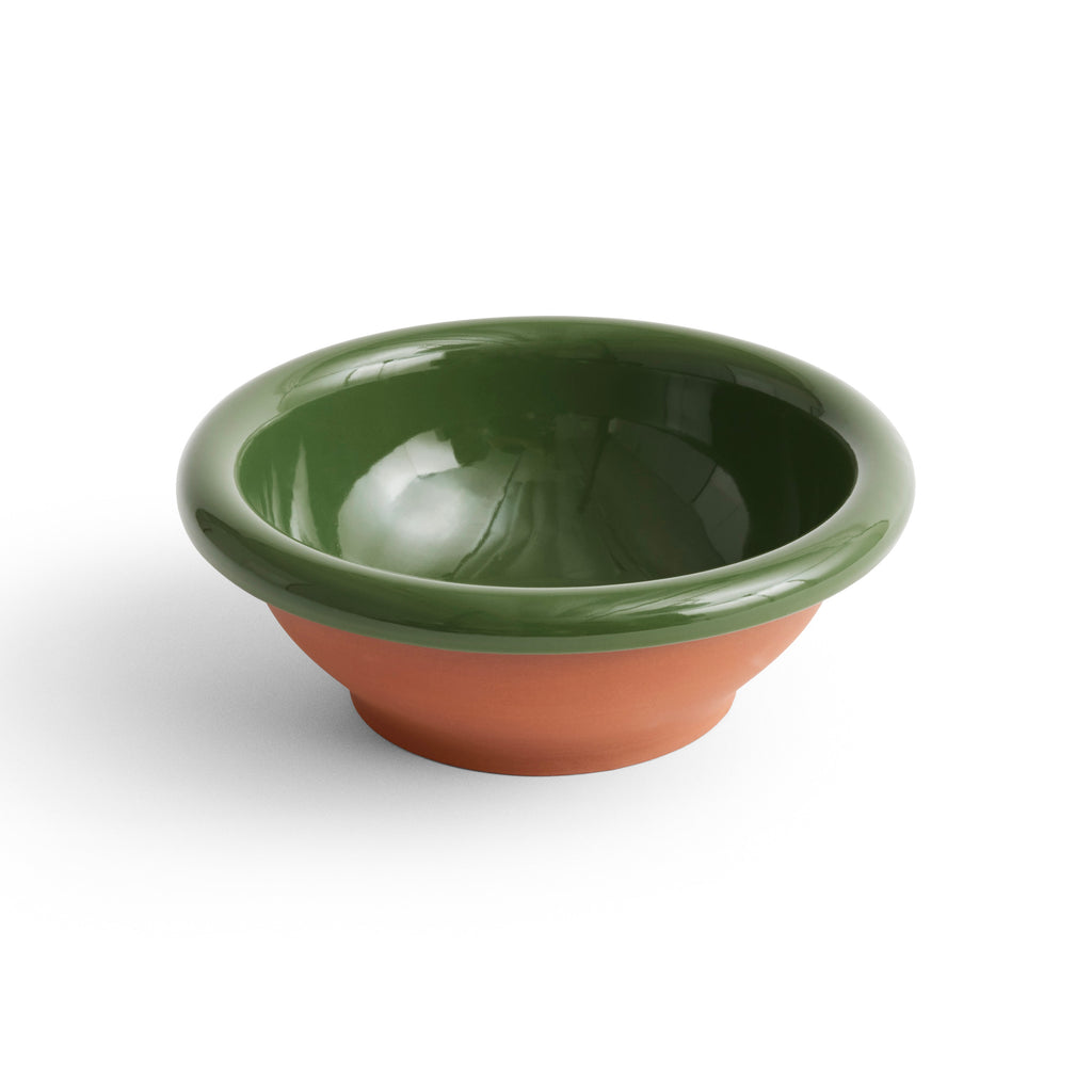HAY Salatschale „Barro Small Green“ | Rustikal & formschön | HAY