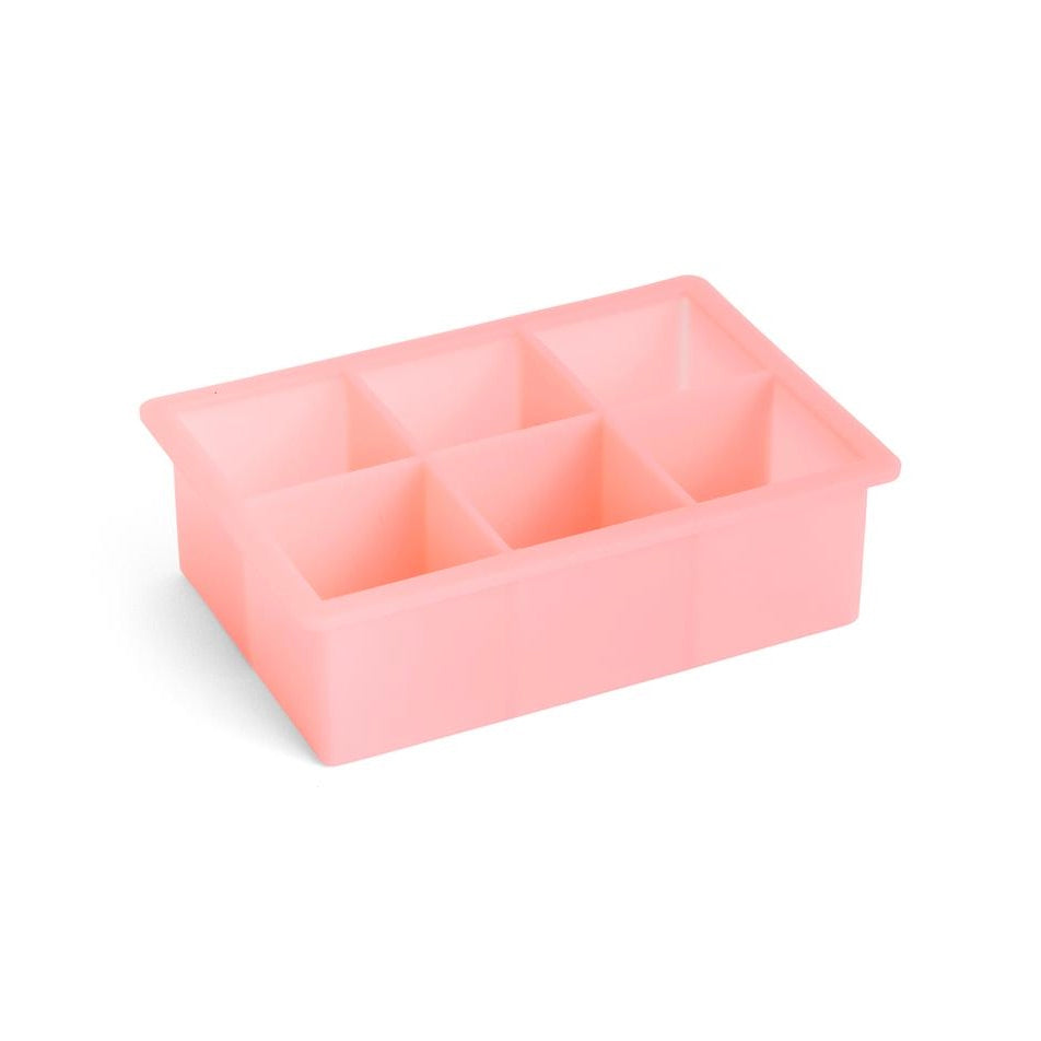 HAY Eiswürfelform „6 Cubes XXL Pink“ | Extra groß & cool | HAY