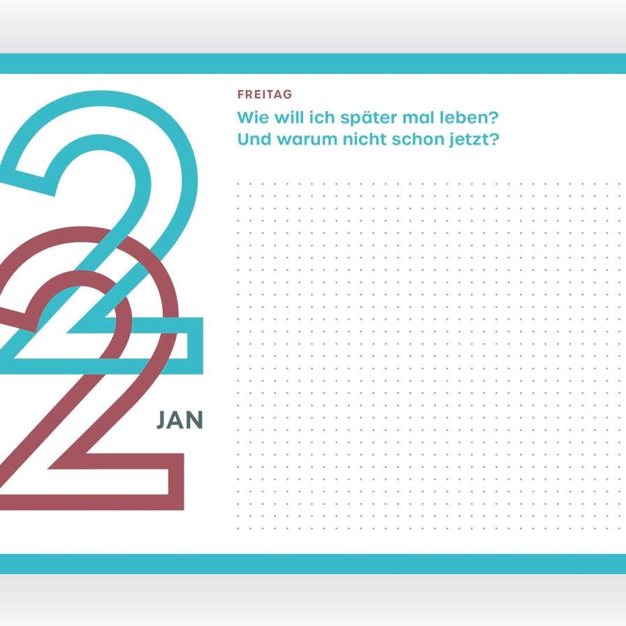 Verlag Hermann Schmidt Journaling-Kalender “365 neue Seiten von dir” 2027 | Verlag Hermann Schmidt