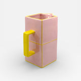 Table Machine Kanne “Tile” Pink & Yellow | Grafisches Design | Table Machine